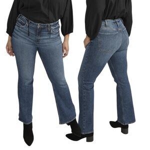 Silver Jeans Most Wanted Flare Max Flex Denim Size 20W